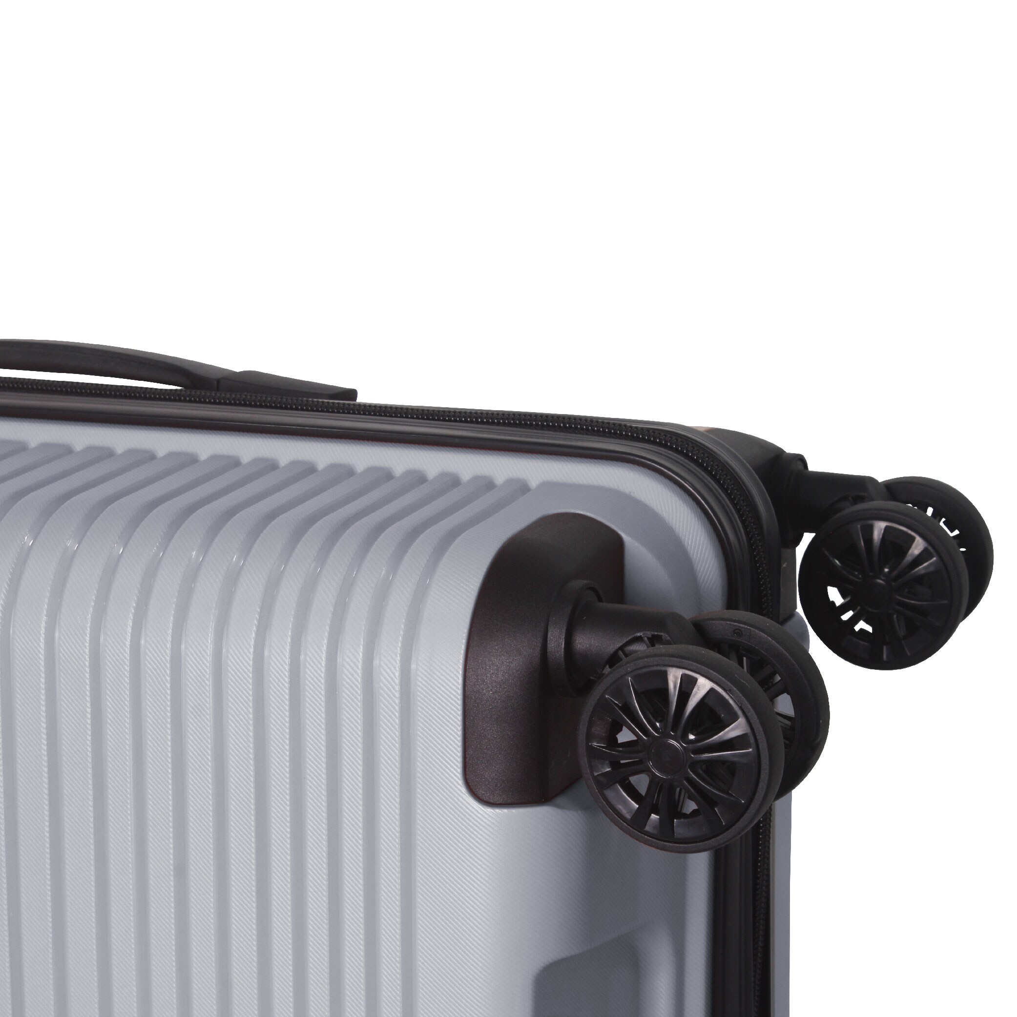 Luggage Set 3 Piece, PP Hardshell Carry On Suitcase With Spinner Wheels & TSA Lock, Lightweight Suitcases For Business, Trip, (20"/24"/28"), Gray_voghion.com